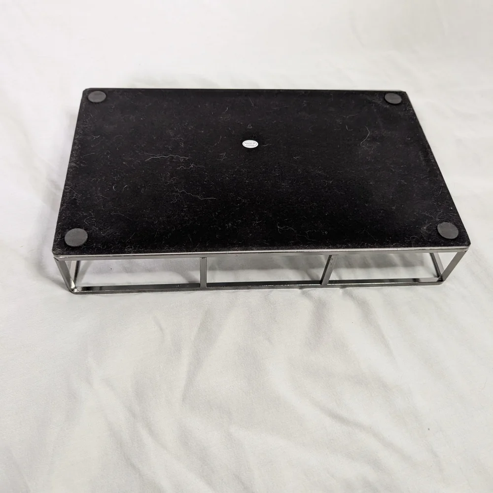 Elegant Silver Mirror Tray